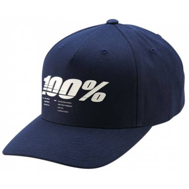 kšiltovka 100% - STAUNCH Snapback modrá (vel. UNI) M186-868 100%