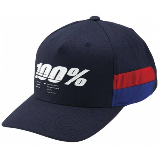 kšiltovka 100% - LOYAL X-Fit Snapback modrá (vel. UNI) M186-872 100%