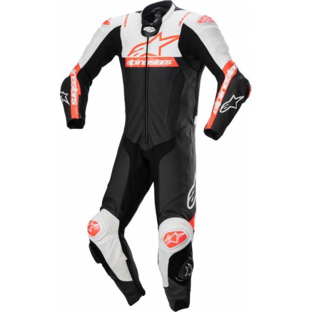 jednodílná kombinéza MISSILE 2 WARD, ALPINESTARS (černá/bílá/červená fluo) 2025 M104-116 ALPINESTARS