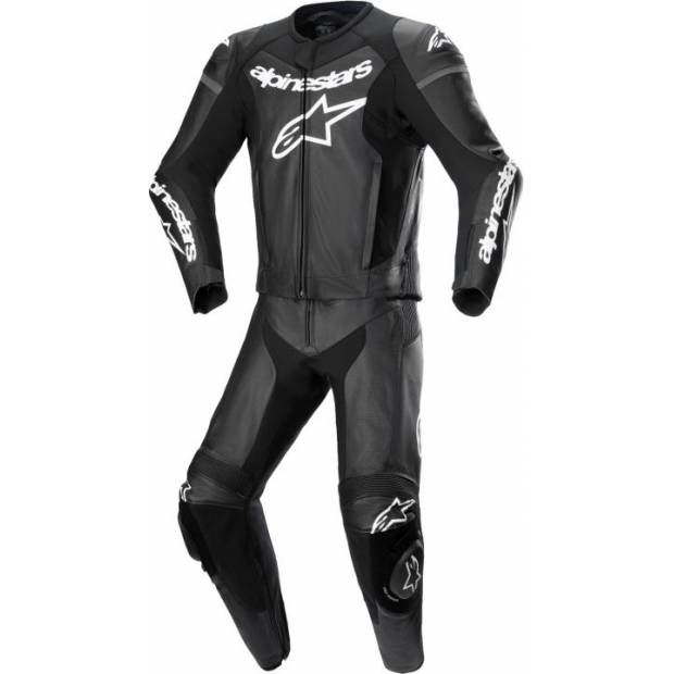 dvoudílná kombinéza GP FORCE LURV, ALPINESTARS (černá/bílá) 2025 M105-66 ALPINESTARS