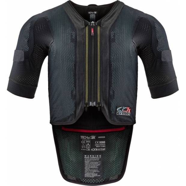 airbagová vesta TECH-AIR®7X system, ALPINESTARS (černá/červená, vel. L) M160-540-L ALPINESTARS