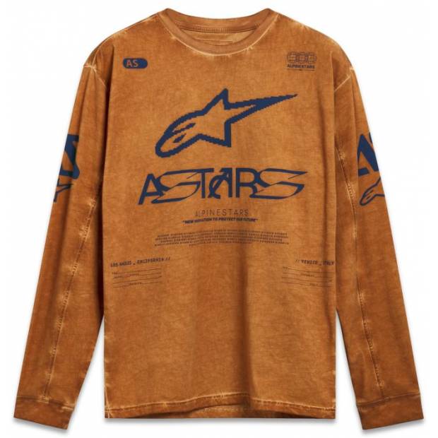 triko NOOK KNIT dlouhý rukáv, ALPINESTARS (zrzavá) M182-997 ALPINESTARS