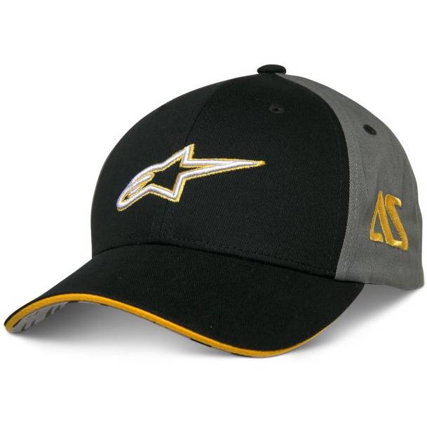 kšiltovka MULTICOMP, ALPINESTARS (černá/šedá) M186-805 ALPINESTARS