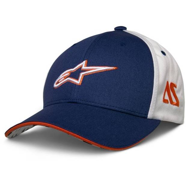 kšiltovka MULTICOMP, ALPINESTARS (modrá/bílá) M186-806 ALPINESTARS