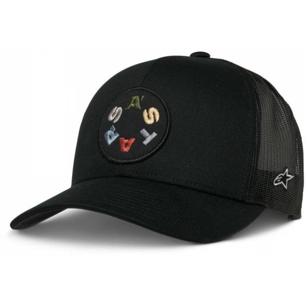 kšiltovka GAMBIT TRUCKER, ALPINESTARS (černá/černá) M186-818 ALPINESTARS