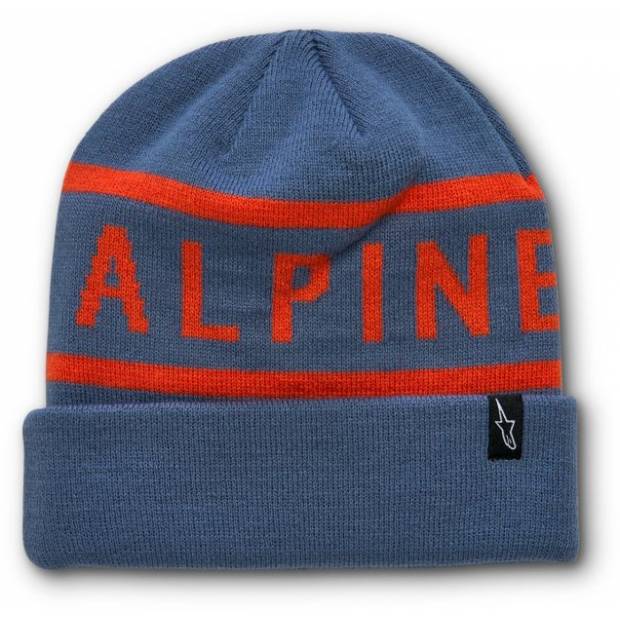 čepice WORDY CUFF BEANIE, ALPINESTARS (modrá/červená) M186-834 ALPINESTARS