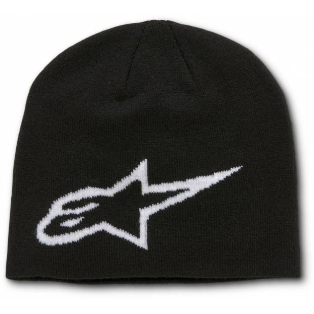 čepice BIG AGELESS BEANIE, ALPINESTARS (černá/bílá) M186-835 ALPINESTARS