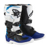 boty TECH 3S YOUTH, ALPINESTARS, dětské (bílá/černá/modrá, vel. 34) M132-29-34 ALPINESTARS