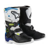 boty TECH 3S KIDS, ALPINESTARS, dětské bílá/černá/modrá, vel. 28) M132-33-28 ALPINESTARS