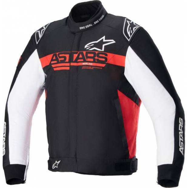 bunda MONZA SPORT, ALPINESTARS (černá/červená/bílá) 2025 M100-1100 ALPINESTARS