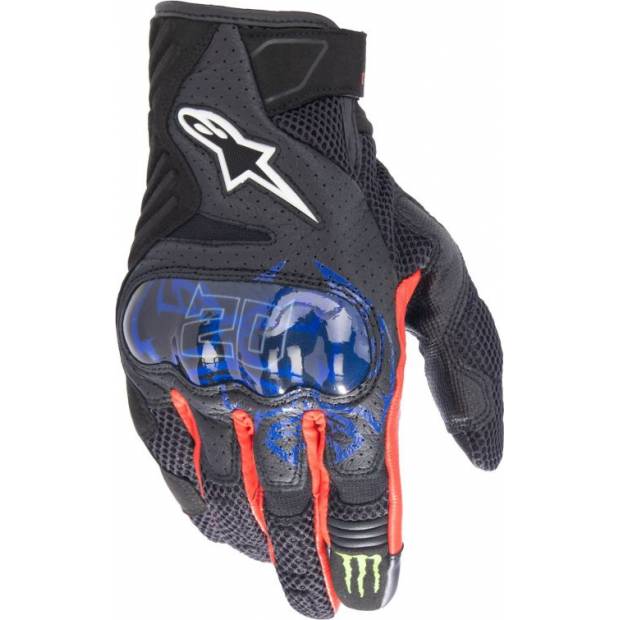 rukavice SMX-1 AIR 2 MONSTER FQ20 kolekce, ALPINESTARS (černá/červená/modrá/bílá/zelená, vel. L) M120-734-L ALPINESTARS