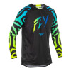 dres EVOLUTION, FLY RACING - USA 2025 (černá/modrá/hi-vis, vel. 2XL) M170-0305-2XL FLY RACING