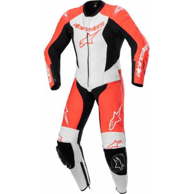 jednodílná kombinéza GP PLUS 2, ALPINESTARS, dětská (červená fluo/bílá/černá) 2025 M104-111 ALPINESTARS