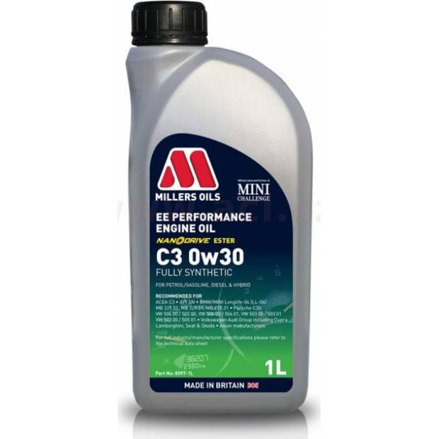 MILLERS OILS EE PERFORMANCE C3 0w30 , 1 l MI 85971 MILLERS OILS