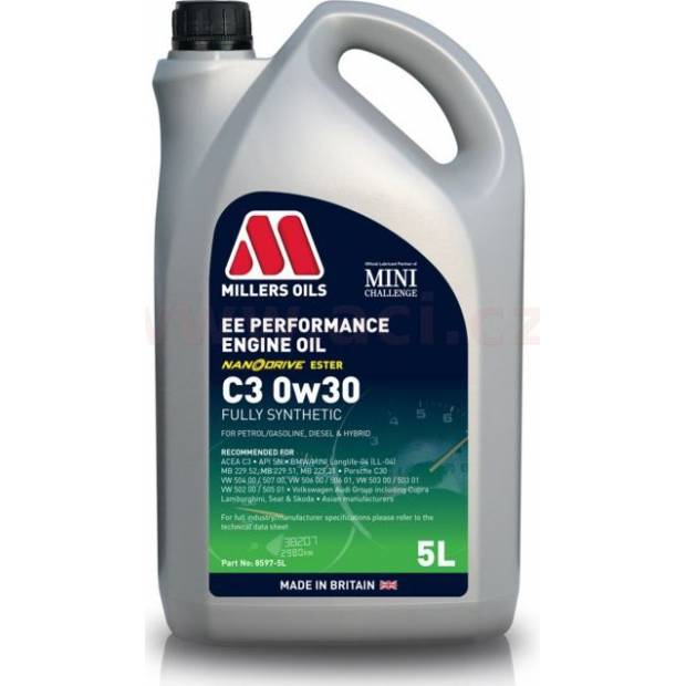 MILLERS OILS EE PERFORMANCE C3 0w30 , 5 l MI 85975 MILLERS OILS