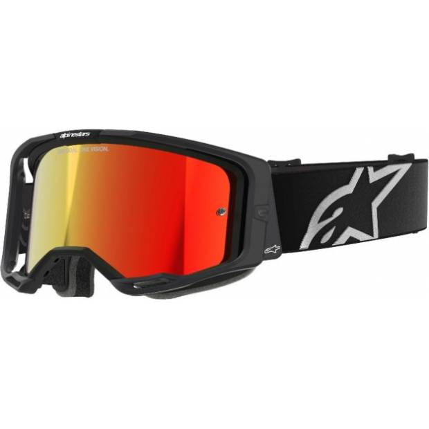 brýle VISION 8 CORP, ALPINESTARS (černá, zrcadlové červené plexi) 2025 M150-975 ALPINESTARS