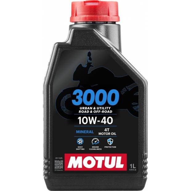 MOTUL 3000 10W40 4T, 1 l  MO 107672 MOTUL