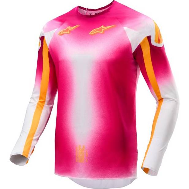 dres SUPERTECH SX AFD limitovaná edice MIG, ALPINESTARS (růžová fluo/bílá/oranžová) 2025 M170-0286 ALPINESTARS