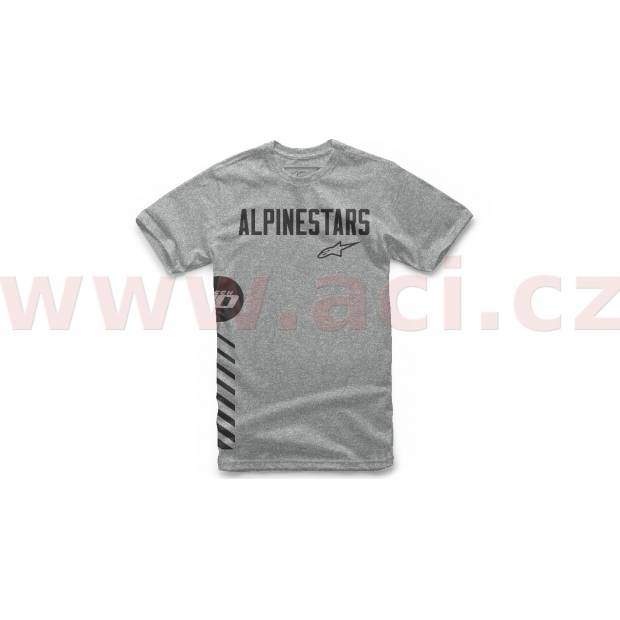 triko WORDLY TEE krátký rukáv, ALPINESTARS (šedá) M182-488 ALPINESTARS