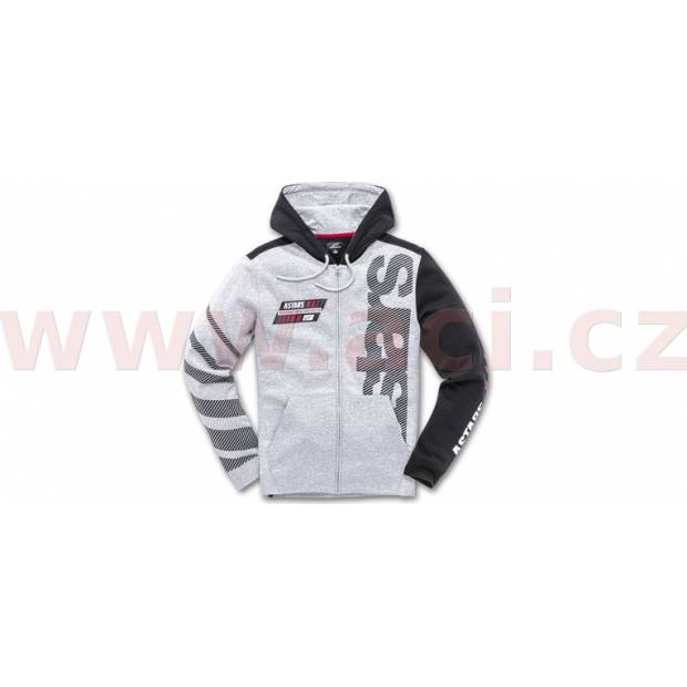 mikina FAN CLUB FLEECE, ALPINESTARS (šedá/černá) M180-286 ALPINESTARS