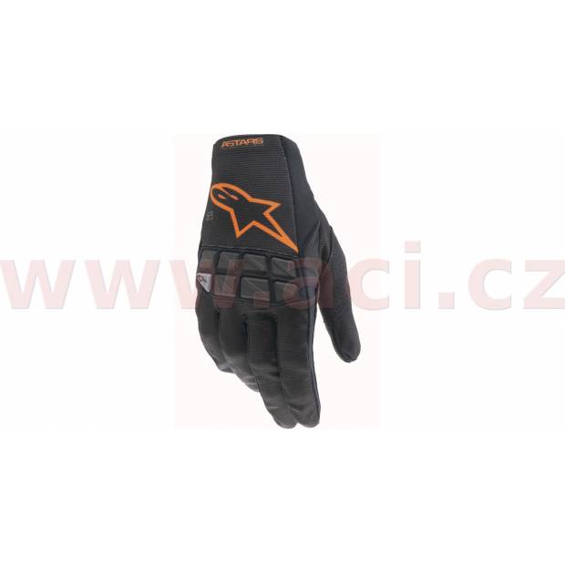 rukavice RACEFEND 2021, ALPINESTARS (černá/oranžová) M172-0030 ALPINESTARS