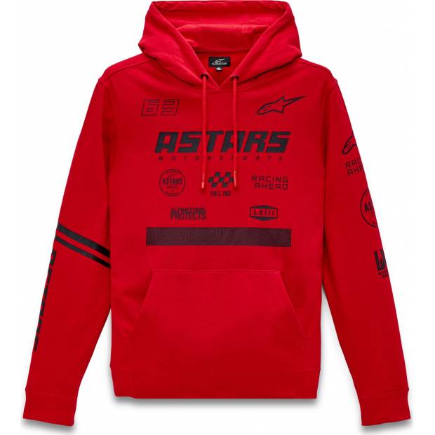 mikina MULTI RACE, ALPINESTARS (červená) M180-349 ALPINESTARS