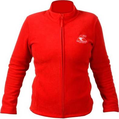 Mikina ACI červená fleece na zip dámská 285 g X MIKINA 111N ACI