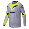 dres RACER VEIL, ALPINESTARS, dětský (šedá/žlutá fluo, vel. L) M173-0069-L ALPINESTARS