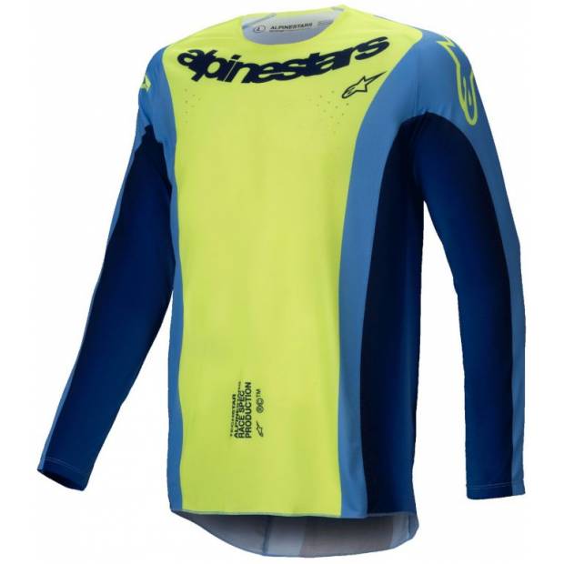 dres TECHSTAR MELT, ALPINESTARS (žlutá fluo/modrá, vel. XL) M170-0257-XL ALPINESTARS