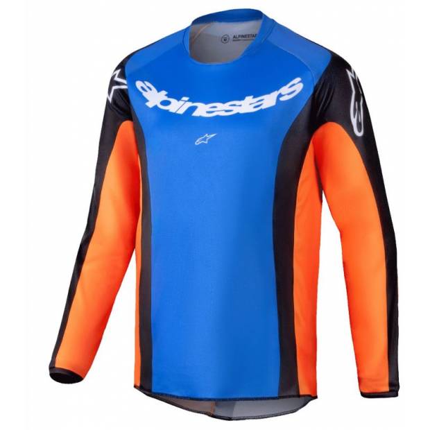 dres RACER MELT, ALPINESTARS, dětský (oranžová/modrá) 2025 M173-0062 ALPINESTARS