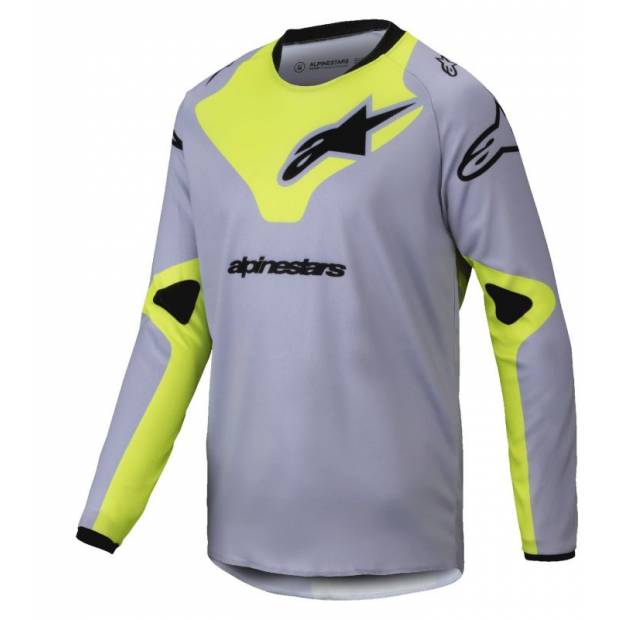 dres RACER VEIL, ALPINESTARS, dětský (šedá/žlutá fluo, vel. L) M173-0069-L ALPINESTARS