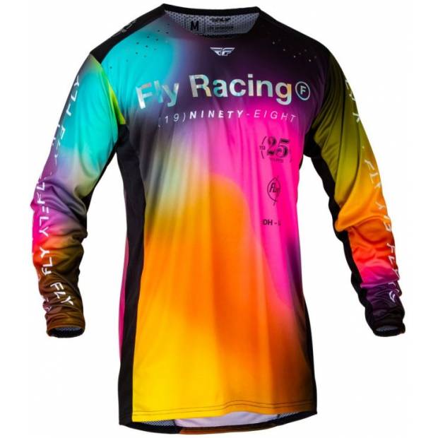 dres LITE LE LEGACY, FLY RACING (růžová/modrá, hi-vis, vel. M) M170-0288-M FLY RACING