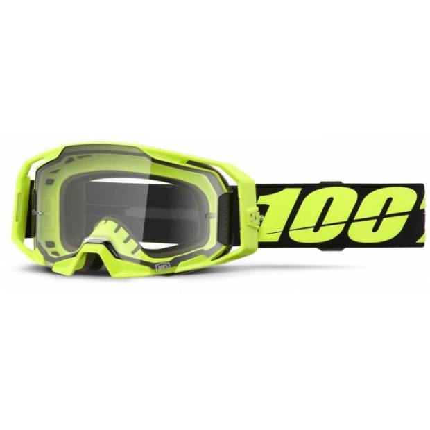 ARMATIC 100% brýle Neon Yellow, čiré plexi M150-1061 100%