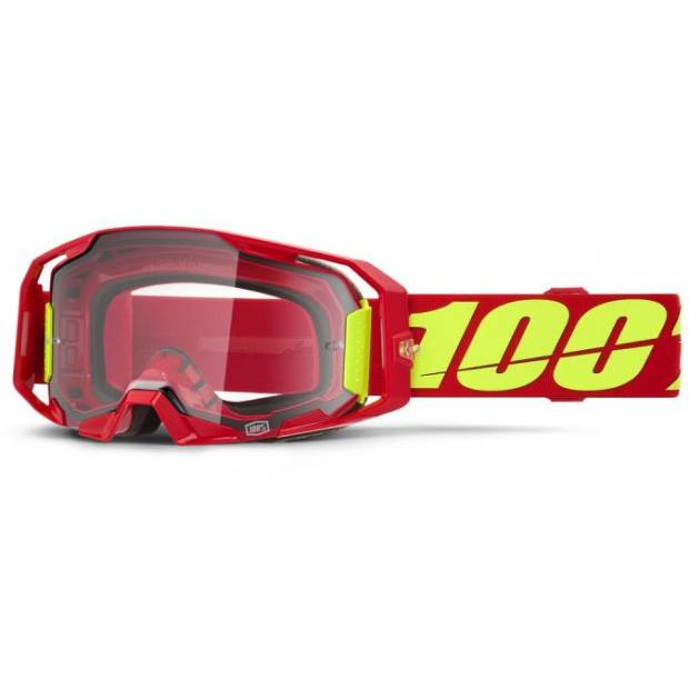 ARMATIC 100% brýle červené, čiré plexi M150-1065 100%