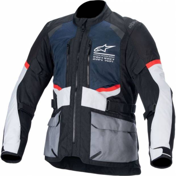 bunda ANDES AIR DRYSTAR, ALPINESTARS (tmavě modrá/černá/světle šedá) 2025 M100-928 ALPINESTARS