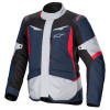 bunda ST-1 WATERPROOF, ALPINESTARS (tmavě modrá/černá/červená, vel. 2XL) M100-1079-2XL ALPINESTARS