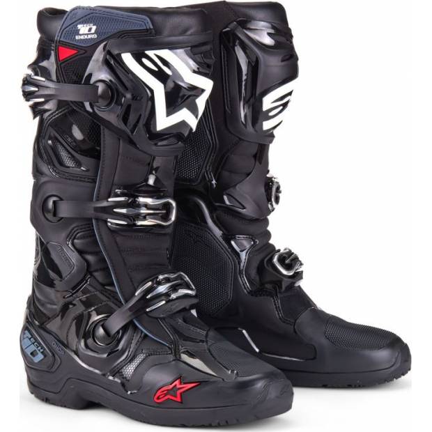 boty TECH 10 ENDURO, ALPINESTARS (černá, vel. 45,5) M130-588-455 ALPINESTARS