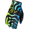 rukavice LITE, FLY RACING - USA (černá/modrá/hi-vis, vel. 2XL) M172-0248-2XL FLY RACING