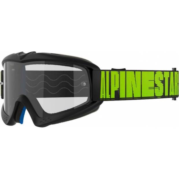 brýle VISION YOUTH HOLLOW, ALPINESTARS, dětské (černá antracit/žlutá fluo, čiré plexi) 2025 M151-85 ALPINESTARS