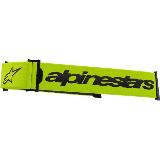 náhradní textilní popruh pro brýle SUPERTECH a VISION 8, ALPINESTARS (žlutá fluo/černá) M152-559 ALPINESTARS