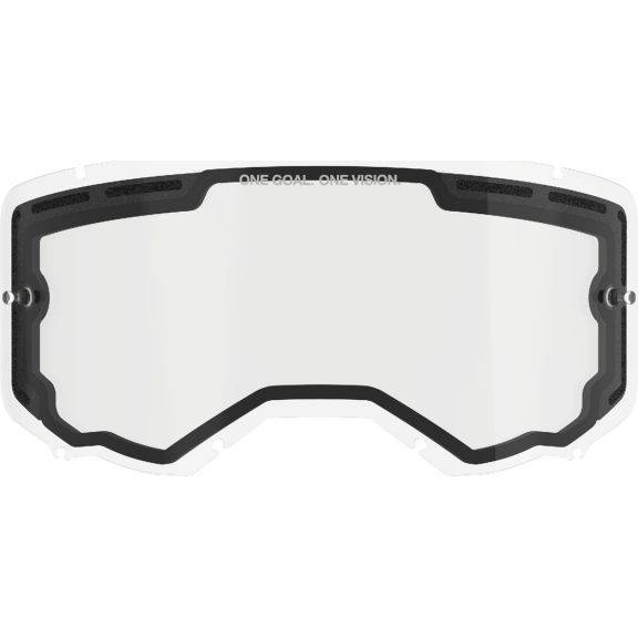 plexi pro brýle VISION 8/5/3, ALPINESTARS (dvojité antifog čiré) M152-574 ALPINESTARS