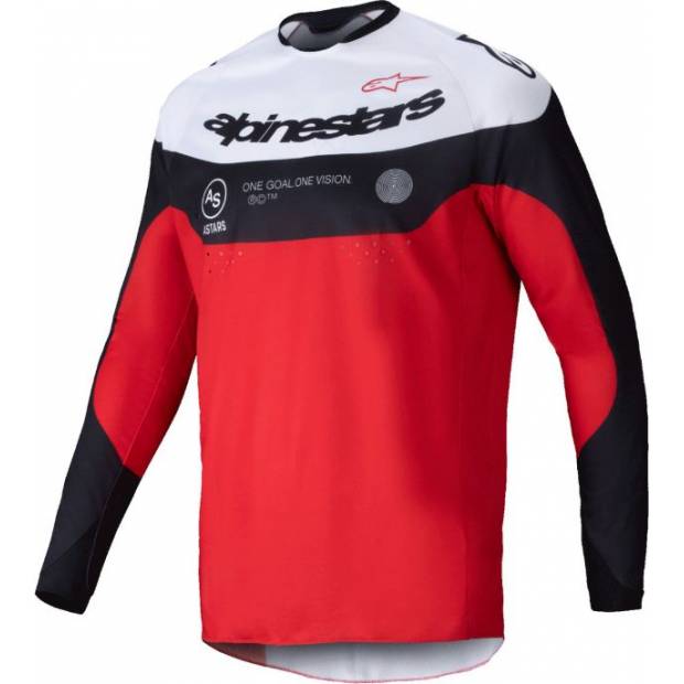 dres PRO-DURA, ALPINESTARS (černá/červená/bílá) 2025 M170-0247 ALPINESTARS