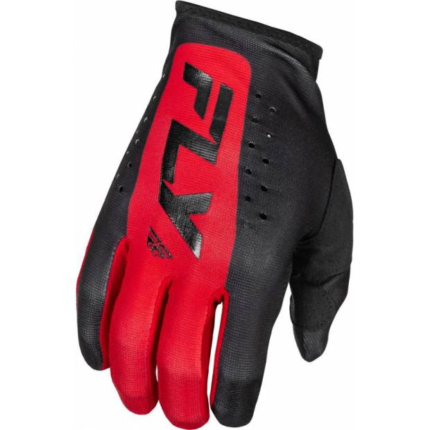 rukavice LITE, FLY RACING - USA (černá/červená, vel. XS) M172-0244-XS FLY RACING