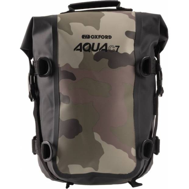 brašna na padací rám AQUA C7 crash bar bag, OXFORD (maskáč, objem 7l) M009-1986 OXFORD