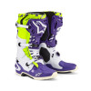 boty TECH 10 limitovaná edice DIRT STUDIOS, ALPINESTARS (bílá/fialová/žlutá fluo, vel. 42) M130-600-42 ALPINESTARS