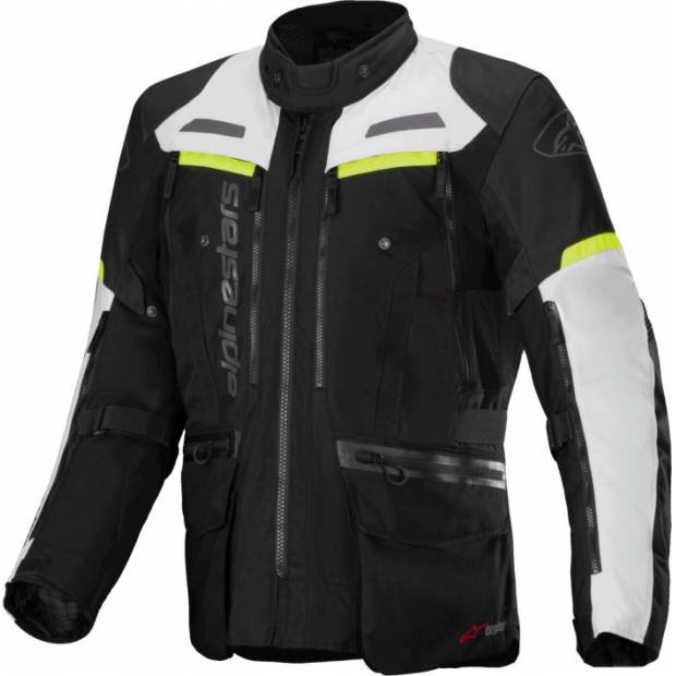 bunda BOGOTA PRO DRYSTAR, ALPINESTARS (černá/šedá/žlutá fluo, vel. 4XL) M100-1116-4XL ALPINESTARS