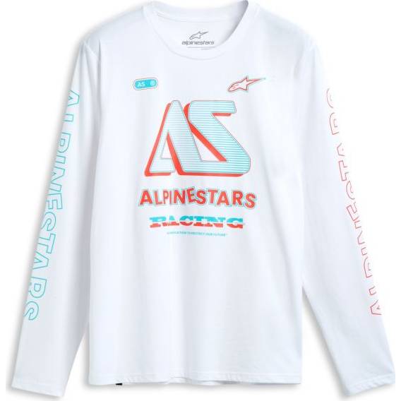 triko AYESS CSF dlouhý rukáv, ALPINESTARS (bílá, vel. L) M182-1205-L ALPINESTARS